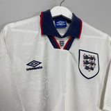 1993/95 ENGLAND HOME SHIRT (XL) UMBRO