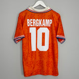 1994 NETHERLANDS BERGKAMP #10 *PLAYER ISSUE* HOME SHIRT (L) LOTTO