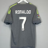 2014/15 REAL MADRID RONALDO #7 AWAY SHIRT (M) ADIDAS