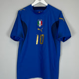 2006 ITALY TOTTI #10 HOME SHIRT (L) PUMA