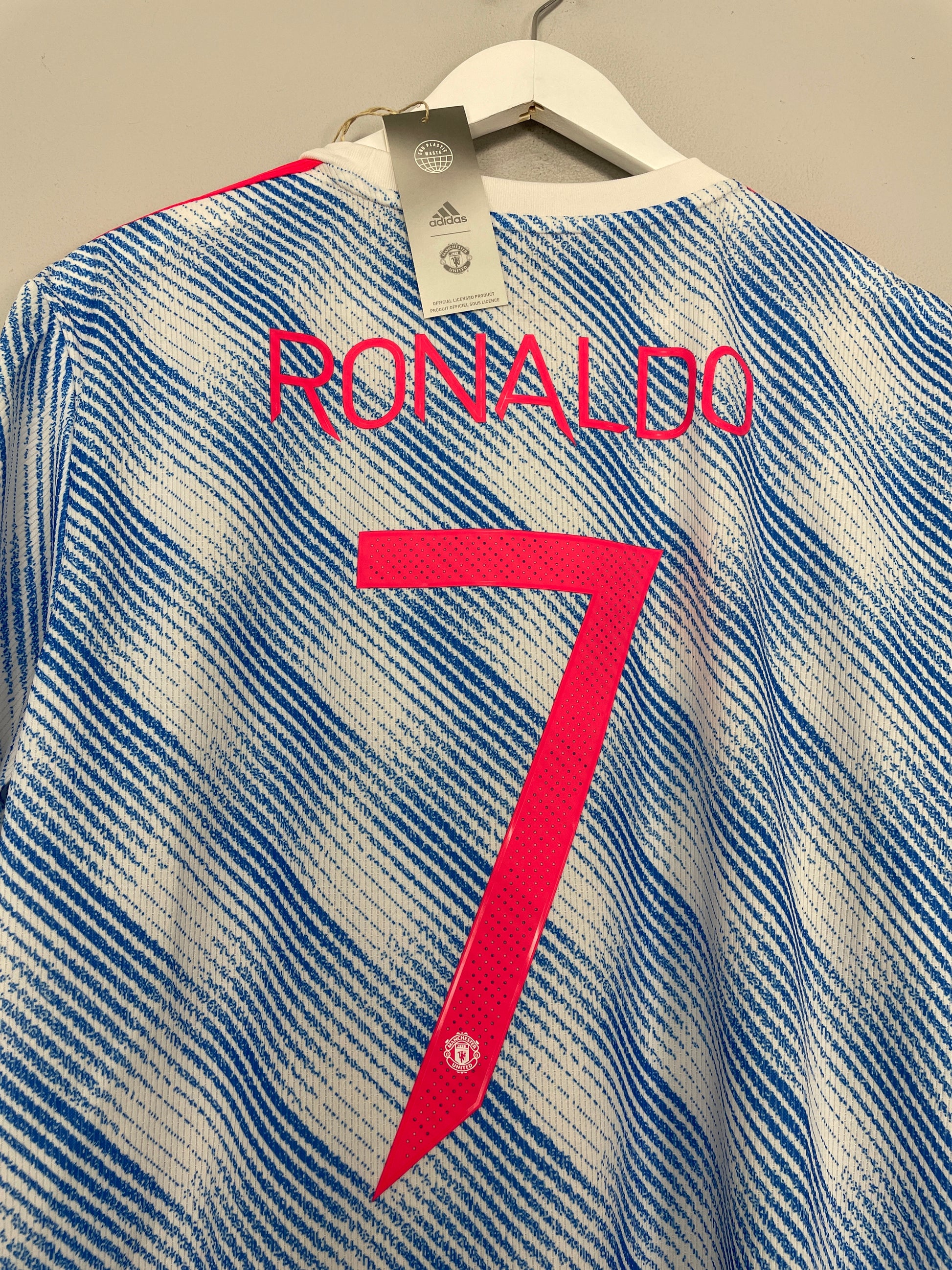 Manchester United 2021/22 Away Ronaldo #7 YOUTH Jersey Name Set