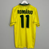 1994/96 BRAZIL ROMARIO #11 HOME SHIRT (L) UMBRO