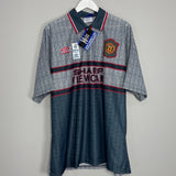 1995/96 MANCHESTER UNITED CANTONA #7 *BNWT* AWAY SHIRT (XXL) UMBRO