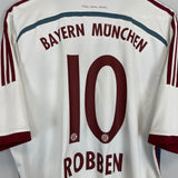 2014/15 BAYERN MUNICH ROBBEN #10 AWAY SHIRT (XL) ADIDAS