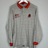 1995/96 ROMA L/S POLO SHIRT (M) ASICS