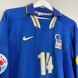 1996/97 ITALY DEL PIERO #14 L/S HOME SHIRT (XL) NIKE