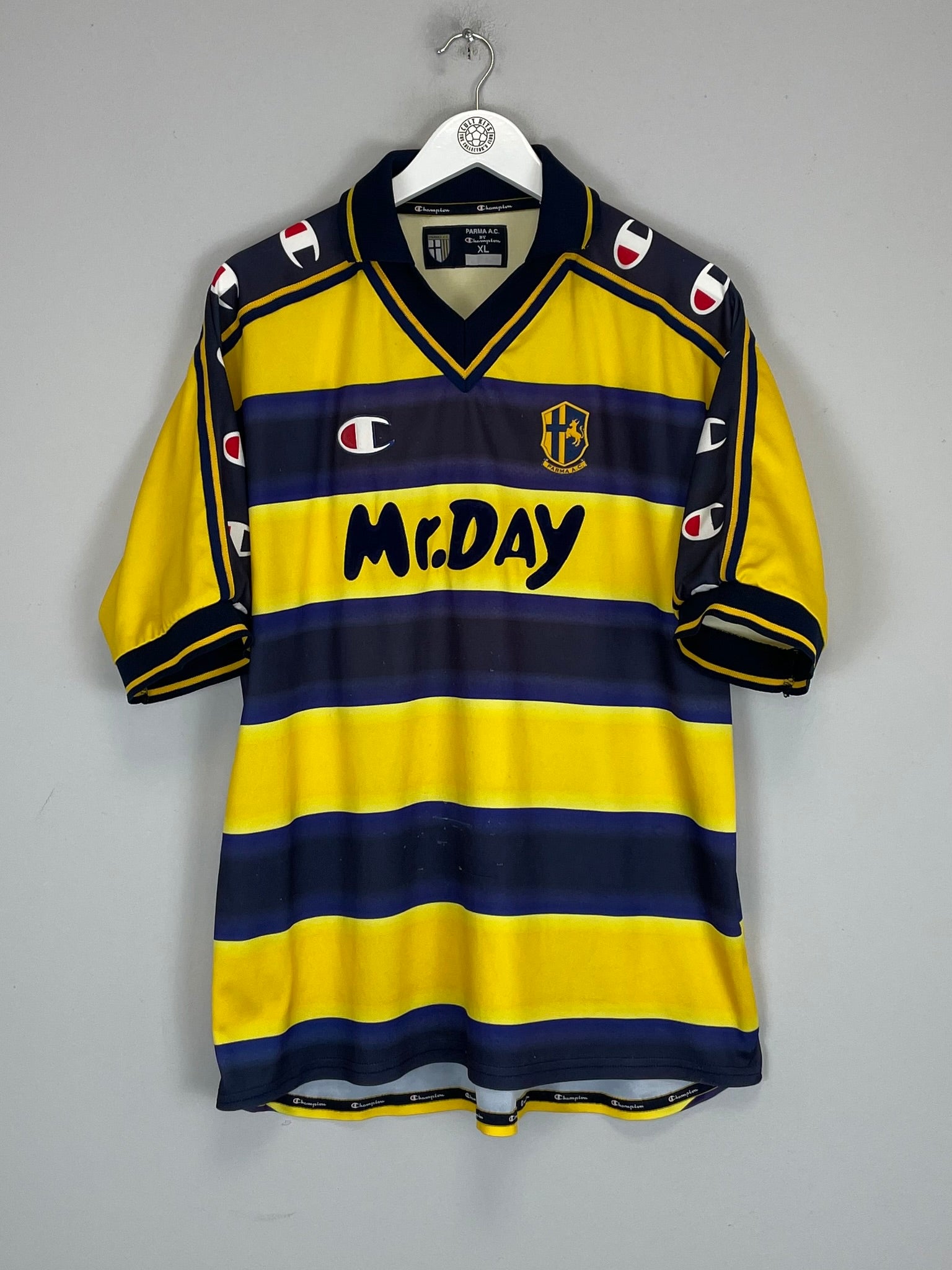 2000/01 PARMA #3 HOME SHIRT (XL) CHAMPION