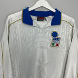 1995/96 ITALY #17 L/S *PLAYER ISSUE* AWAY SHIRT (L) NIKE