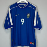 1998/00 BRAZIL RONALDO #9 AWAY SHIRT (L) NIKE