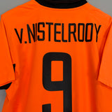 2002/04 NETHERLANDS V.NISTELROOY #9 HOME SHIRT (S) NIKE