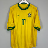 2000/02 BRAZIL ROMARIO #11 HOME SHIRT (L) NIKE