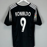 2004/05 REAL MADRID RONALDO #9 AWAY SHIRT (M) ADIDAS