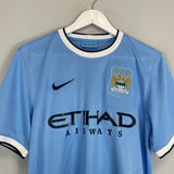 2013/14 MANCHESTER CITY KUN AGUERO #16 HOME SHIRT (S) NIKE