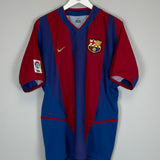 2002/03 BARCELONA RIQUELME #10 HOME SHIRT (L) NIKE