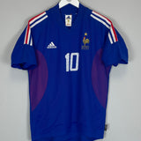 2002/04 FRANCE ZIDANE #10 HOME SHIRT (S) ADIDAS