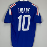 2002/04 FRANCE ZIDANE #10 HOME SHIRT (S) ADIDAS