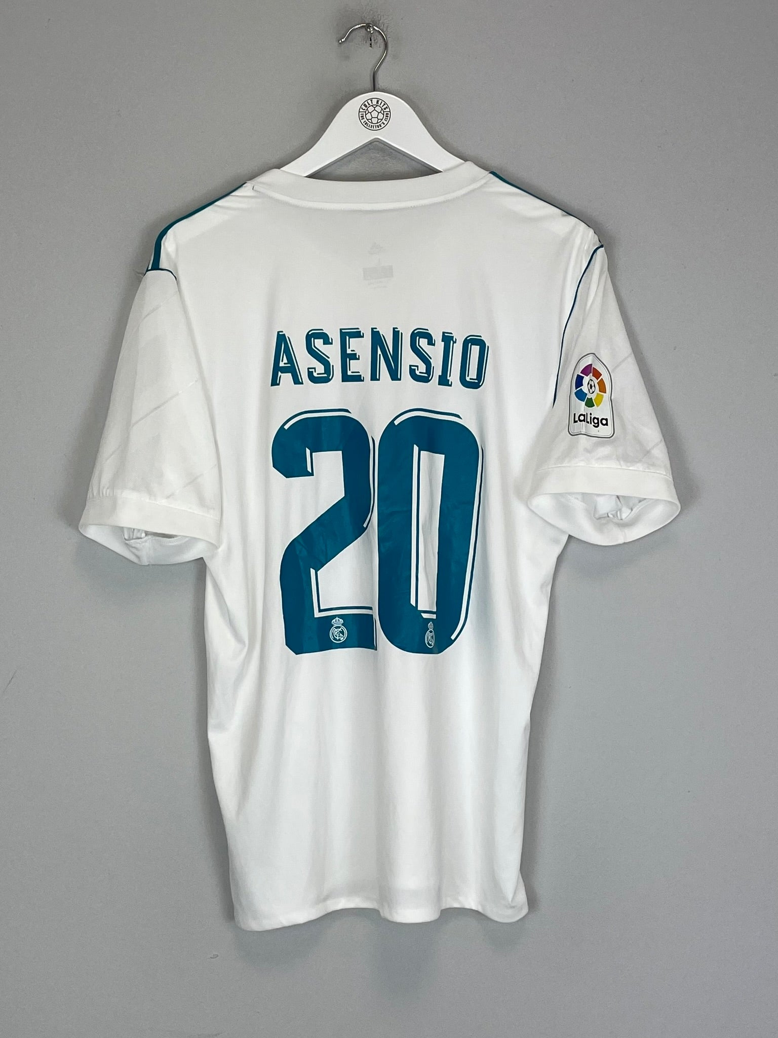 2017/18 REAL MADRID ASENSIO #20 HOME SHIRT (L) ADIDAS