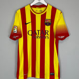 2013/14 BARCELONA MESSI #10 AWAY SHIRT (M) NIKE