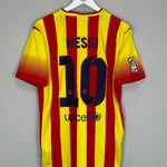 2013/14 BARCELONA MESSI #10 AWAY SHIRT (M) NIKE