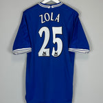 1999/01 CHELSEA ZOLA #25 HOME SHIRT (XL) UMBRO