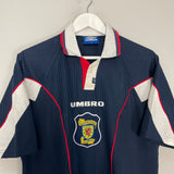 1996/98 SCOTLAND HOME SHIRT (L) UMBRO