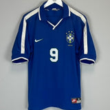 1997/98 BRAZIL RONALDO #9 AWAY SHIRT (S) NIKE