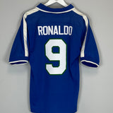 1997/98 BRAZIL RONALDO #9 AWAY SHIRT (S) NIKE