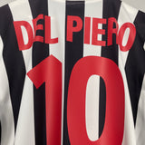 1998/99 JUVENTUS DEL PIERO #10 HOME SHIRT (XL) NIKE