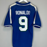 1997/98 BRAZIL RONALDO #9 AWAY SHIRT (S) NIKE