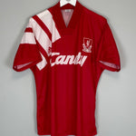 1991/92 LIVERPOOL HOME SHIRT (M) ADIDAS