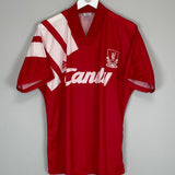 1991/92 LIVERPOOL HOME SHIRT (M) ADIDAS