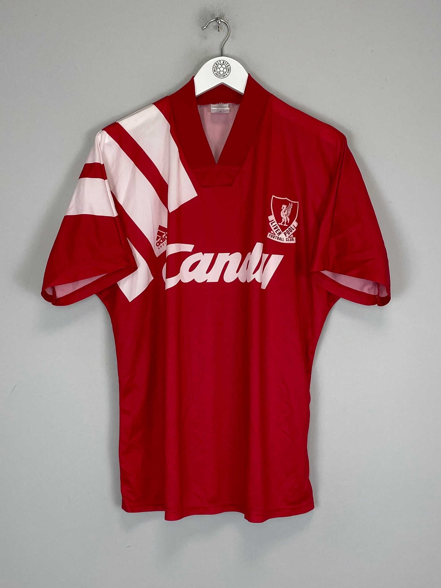 1991/92 LIVERPOOL HOME SHIRT (M) ADIDAS