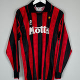 1993/94 AC MILAN L/S HOME SHIRT (M) LOTTO