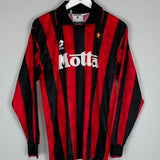 1993/94 AC MILAN L/S HOME SHIRT (M) LOTTO