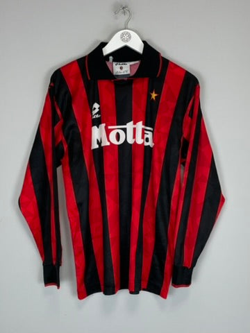 1993/94 AC MILAN L/S HOME SHIRT (M) LOTTO