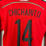 2014/15 MEXICO CHICHARITO #14 L/S AWAY SHIRT (S) ADIDAS