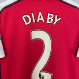 2008/10 ARSENAL DIABY #2 HOME SHIRT (L) NIKE