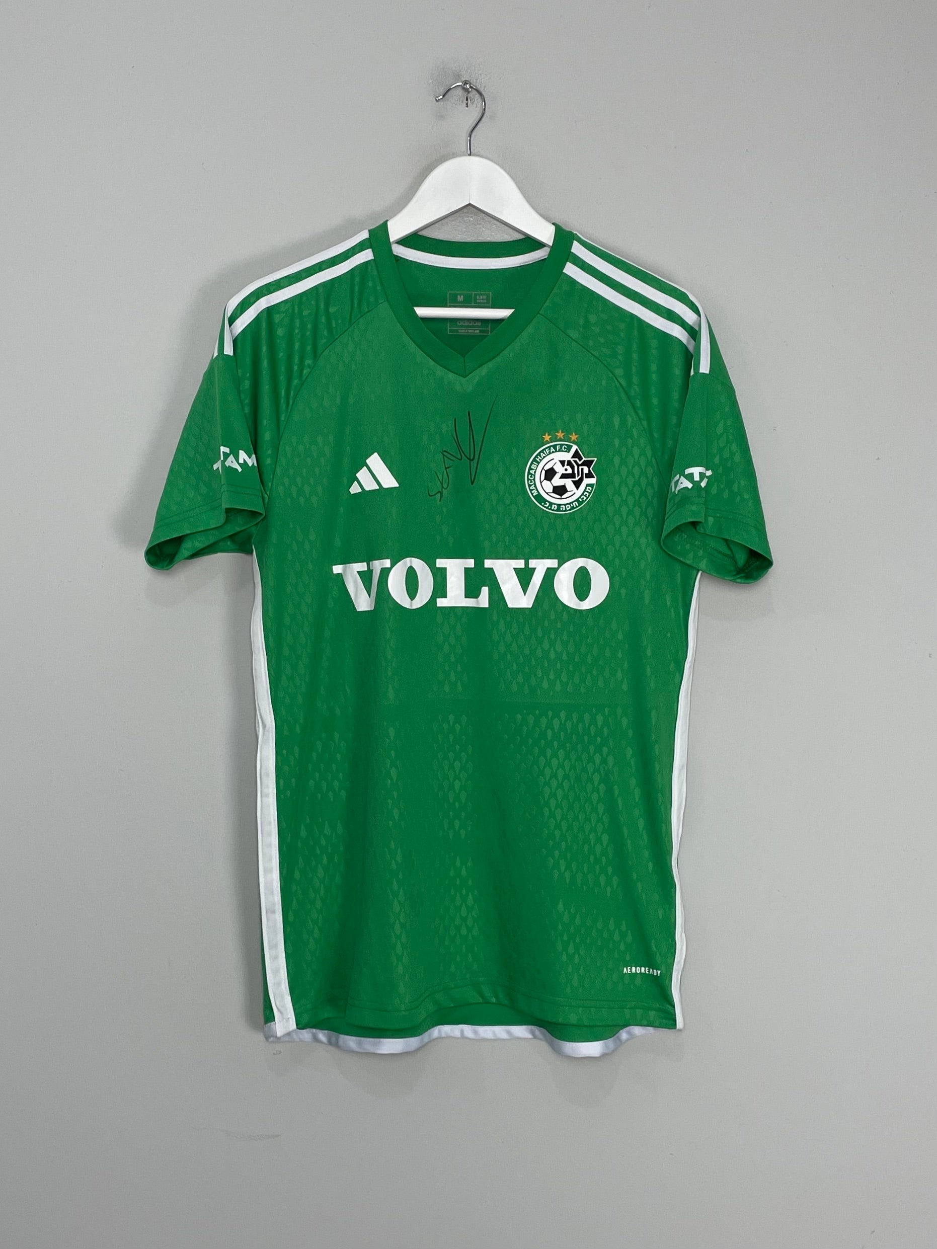 2023/24 MACCABI HAIFA *SIGNED* HOME SHIRT (M) ADIDAS