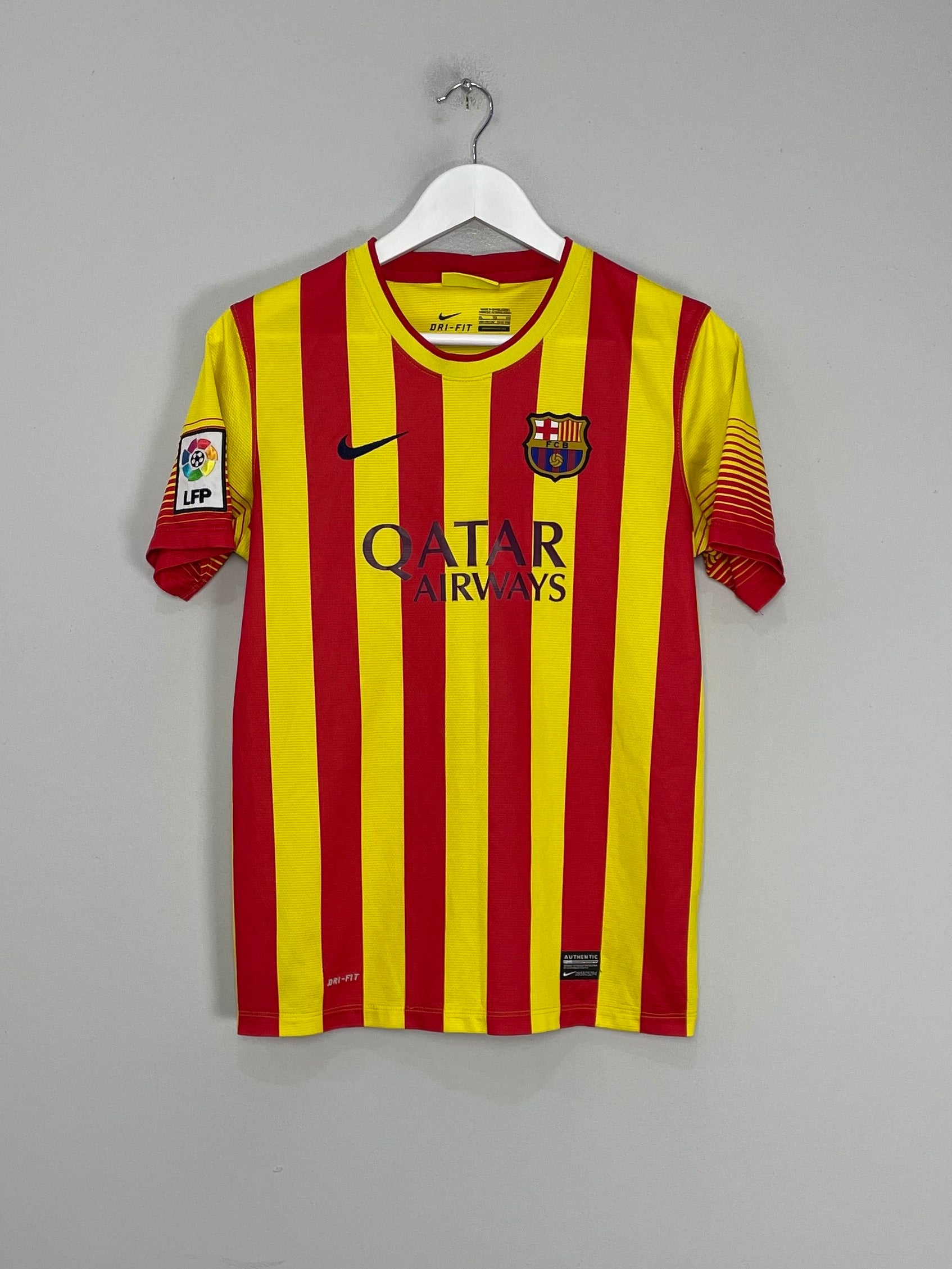 2013/14 BARCELONA AWAY SHIRT (XL.KIDS) NIKE