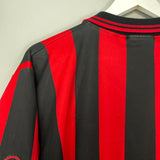 1996/97 AC MILAN HOME SHIRT (XL) LOTTO