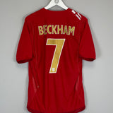 2006/08 ENGLAND BECKHAM #7 AWAY SHIRT (M) UMBRO