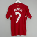 2013/14 LIVERPOOL SUAREZ #7 HOME SHIRT (M) WARRIOR