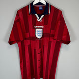 1997/99 ENGLAND AWAY SHIRT (L) UMBRO