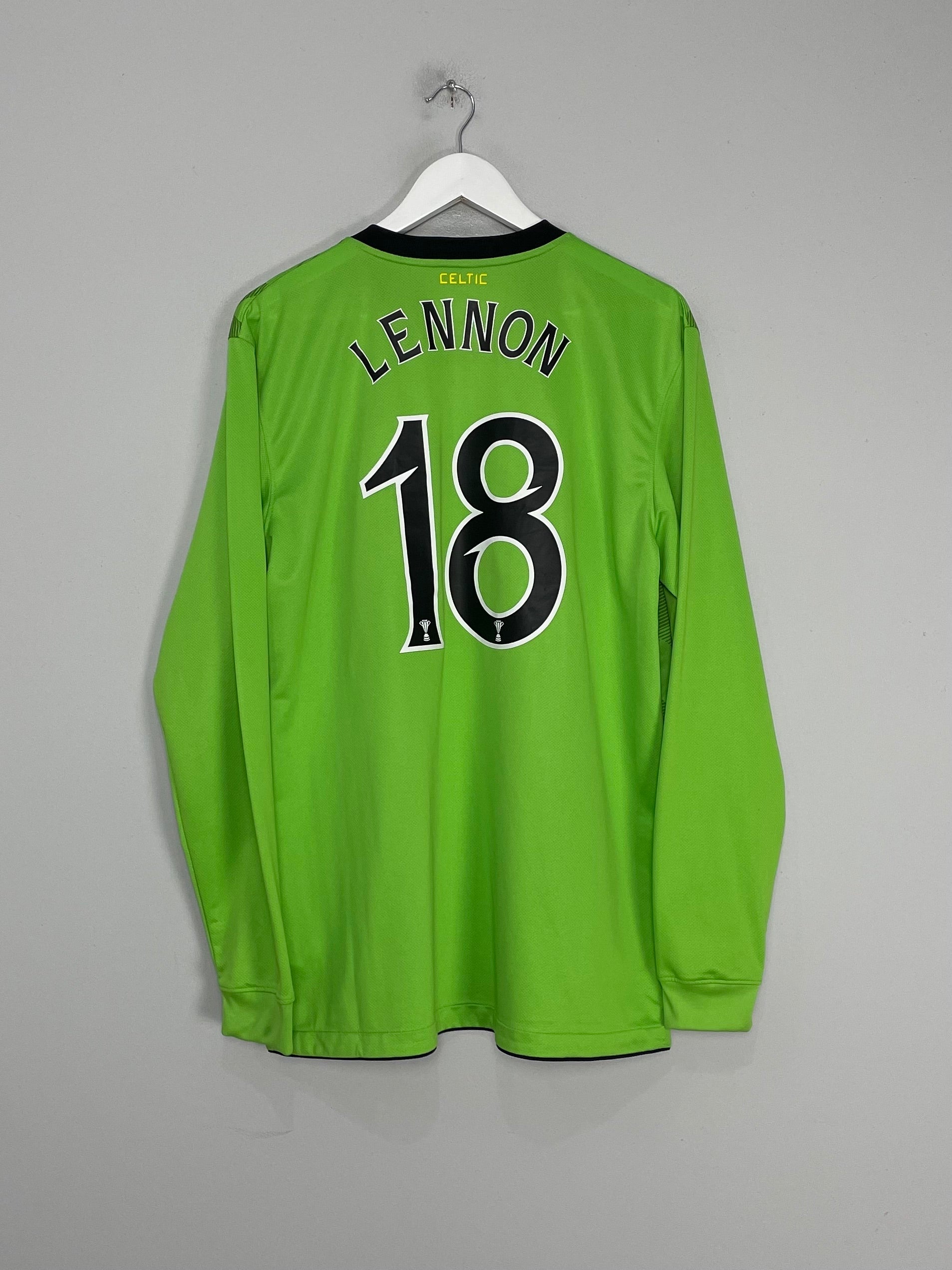 2010/11 CELTIC LENNON #18 L/S AWAY SHIRT (L) NIKE