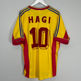 1998/00 ROMANIA HAGI #10 HOME SHIRT (L) ADIDAS