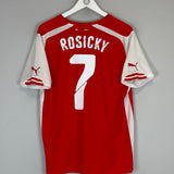 2014/15 ARSENAL ROSICKY #7 HOME SHIRT (L) PUMA