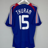 2007/08 FRANCE THURAM #15 HOME SHIRT (L) ADIDAS