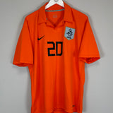 2006/08 NETHERLANDS SNEIJDER #20 HOME SHIRT (XL) NIKE