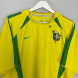 2002/04 BRAZIL HOME SHIRT (L) NIKE