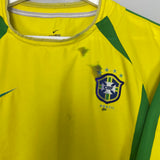 2002/04 BRAZIL HOME SHIRT (L) NIKE